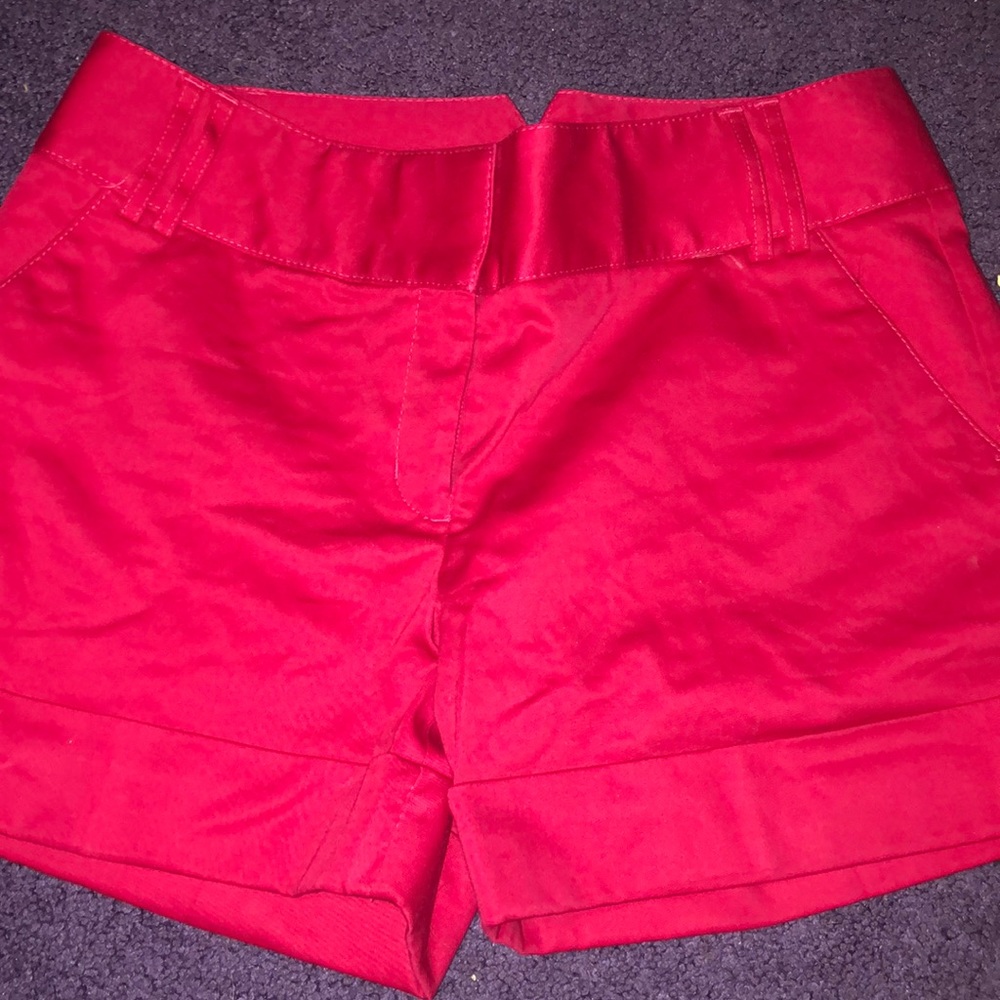 Red shorts